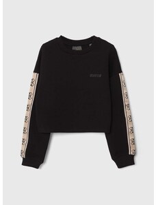 Otroški pulover Guess črna barva