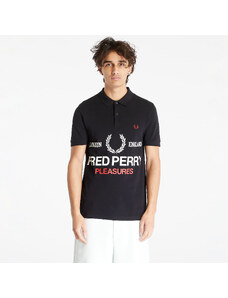 FRED PERRY x PLEASURES Logo Shirt Black