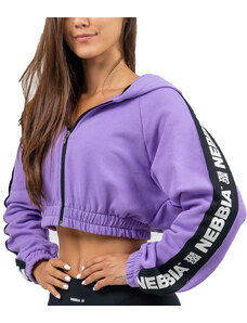 Mikica s kapuco Nebbia Cropped Zip-Up Hoodie ICONIC 2541410