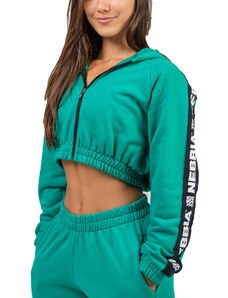 Mikica kapuco Nebbia Cropped Zip-Up Hoodie ICONIC 2542920