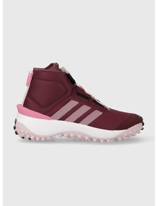 Otroški čevlji adidas FORTATRAIL BOA K roza barva