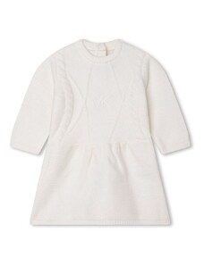 Otroška obleka Michael Kors bela barva