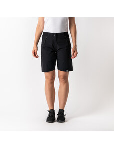Northfinder ženske kolesarske hlače 2v1 z notranjimi elastičnimi hlačami black