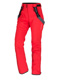 Northfinder Ženske smučarske softshell hlače CLARISSA NO-4828SNW red