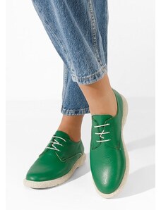 Zapatos Oxford čevlji Karysa V4 Zelena