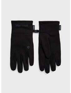 Rokavice Marmot Infinium Windstopper Softshell moške, črna barva