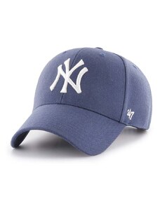 Kapa iz mešanice volne 47 brand MLB New York Yankees vijolična barva