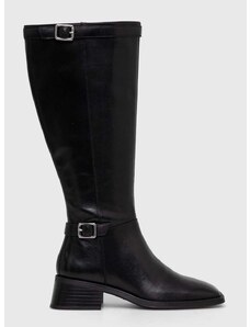 Usnjeni kavbojski škornji Vagabond Shoemakers BLANCA ženski, črna barva, 5617.101.20