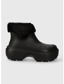 Snežke Crocs Stomp Lined Boot črna barva, 208718