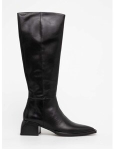Usnjeni elegantni škornji Vagabond Shoemakers VIVIAN ženski, črna barva, 5453.101.20