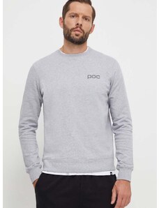 Bombažen pulover POC moška, siva barva