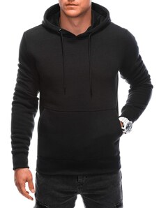Inny Modni črn pulover s kapuco 22FW-018-V6