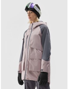 4F Women's snowboard jacket 15000 membrane - beige