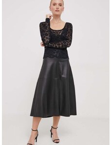 Majica Sisley ženska, črna barva