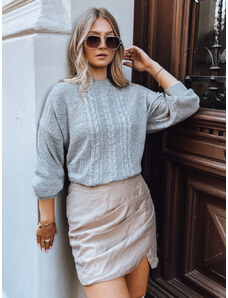 Women's oversize sweater CAMELLIA gray Dstreet