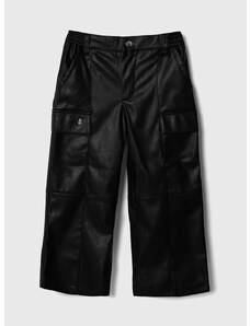 Otroške hlače Sisley črna barva