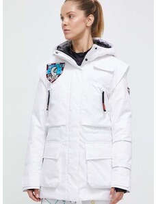 Smučarska jakna s puhom Rossignol Sirius x JCC bela barva