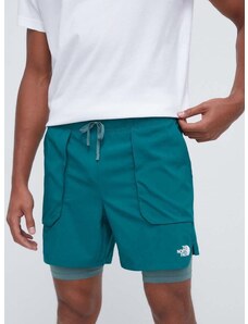 Športne kratke hlače The North Face Sunriser moške, zelena barva