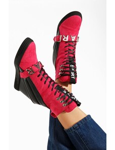 Zapatos Gležnjari s platformo Candy V2 Fuksija