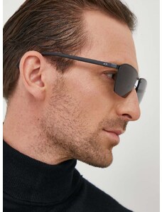 Sončna očala Armani Exchange moški, siva barva