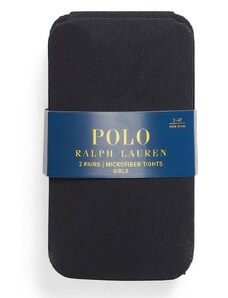 Otroške žabice Polo Ralph Lauren 2-pack črna barva