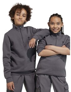 Otroški pulover adidas Originals siva barva