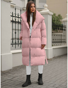 Ženska zimska jakna praškasto roza OZONEE JS/M737/46Z