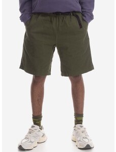 Bombažne kratke hlače Gramicci G-Short zelena barva