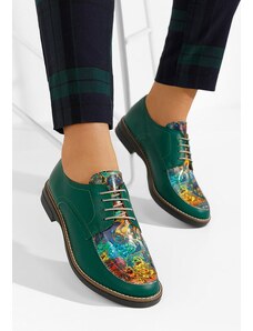 Zapatos Oxford čevlji Radiant Zelena