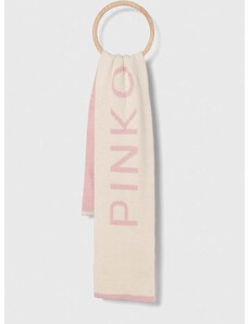 Otroški volnen šal Pinko Up roza barva