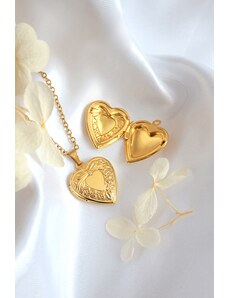 Fashatude "Chérie" | 18K Heart Locket Necklace