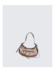 Majhna stilska bronasta usnjena torbica za čez ramo Liz VERA PELLE