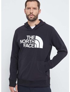 Športni pulover The North Face Tekno Logo črna barva, s kapuco