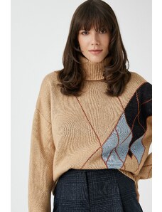 Koton ženski pulover za kamele lase
