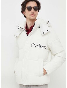 Jakna Calvin Klein Jeans moška, bela barva