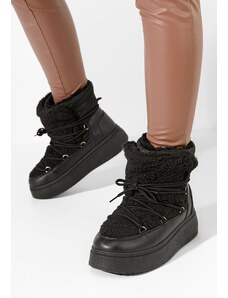 Zapatos Ženski škornji za sneg Lisovia črna