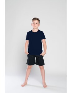 Italian Fashion Boys' T-shirt with short sleeves Tytus - dark blue