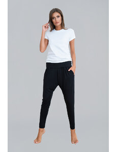 Italian Fashion Grey long pants - black