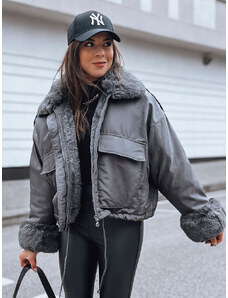 Women's Oversize Jacket OLIVIERA Grey Dstreet