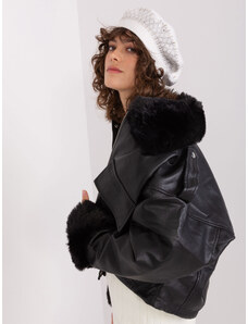Fashionhunters Ecru beret with cashmere