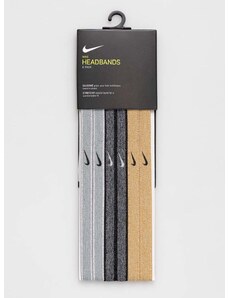 Naglavni trakovi Nike 6-pack siva barva