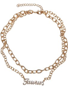 Urban Classics Accessoires Diamond Zodiac Taurus Necklace - Gold Color