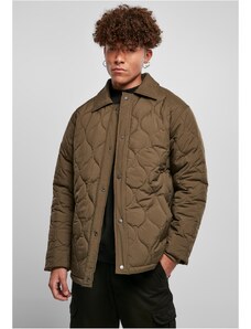 UC Men Quilted coach jacket olive