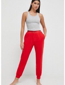 Hlače lounge Calvin Klein Underwear rdeča barva