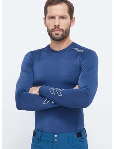 Majica z dolgimi rokavi za vadbo Hummel Topaz mornarsko modra barva
