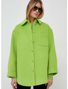 Srajčna jakna MAX&Co. x Anna Dello Russo zelena barva