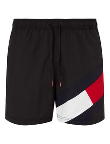 Tommy Hilfiger Underwear Kratke kopalne hlače mornarska / svetlo rdeča / črna / bela