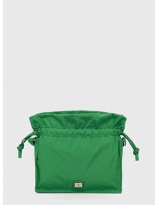 Kozmetična torbica United Colors of Benetton zelena barva