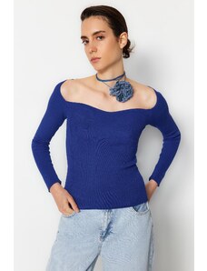 Trendyol Saks pulover za pletenine za pletenine