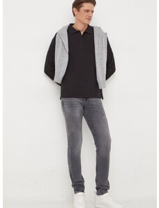 Kavbojke Calvin Klein Jeans moški, siva barva